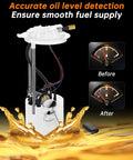 Electric Fuel Pump Module Assembly For 2009 And 2010 Dodge Ram 1500 V6 3.7L Or V8 5.7L Replacement image with fuel gauge comparison