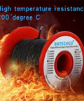 20 Gauge Silicone Wire Spool 100 Ft Black Flexible 20 AWG Stranded Tinned Copper Wire For Do It Yourself Electronics RC Hobby Builds Premium Low Impedance And Easy Soldering with high temperature resistance label