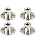 4 Piece 5mm Rigid Flange Shaft Coupling Set With 8 Screws 4 Allen Keys And 16 Stainless Screws Heavy Duty Metal Guide