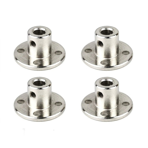 4 Piece 5mm Rigid Flange Shaft Coupling Set With 8 Screws 4 Allen Keys And 16 Stainless Screws Heavy Duty Metal Guide