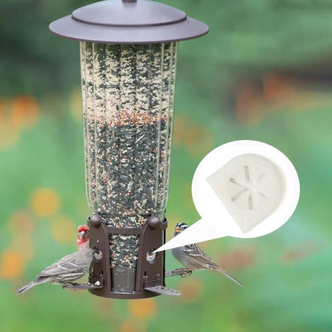 Premium Flexport Replacement Parts For Perky Pet 3.34-1 SR Squirrel Be Gone Max Wild Bird Feeder 4 Piece Set With.6 Mm And 1mm Thick Tubes Ideal For Small And Large Birds Durable Easy Install
