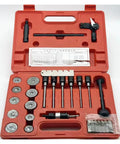Heavy Duty 24 To 40mm Valve Seat Reamer Kit For Cars And Trucks Includes Hard Alloy Grader Handle Cutter Stem And Electric Bracket To Repair Engine Heads Like A Real Pro On Any Daily Ride Without Shelling Out Dough For Shop Help. open case with valve seat cutters and stems