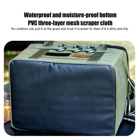 36L Travel Duffle Bag With Shockproof Storage System showcasing waterproof bottom