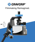 Hydraulic Leveling Mount For Action Cameras, Ultra Smooth Motion Support For GoPro, DJI, Insta360, Pocket Sized Leveler