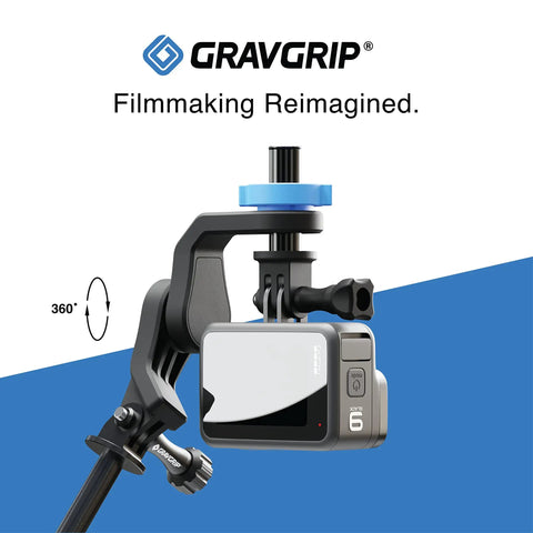 Hydraulic Leveling Mount For Action Cameras, Ultra Smooth Motion Support For GoPro, DJI, Insta360, Pocket Sized Leveler