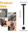 Heavy Duty Nylon Cable Tie Buckle Kit With Pin And Button, UV resistant black zip ties shown with dimensions and installation examples.