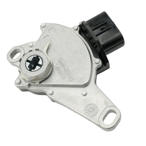 Neutral Safety Switch for Toyota Corolla Matrix Yaris and Scion xA OEM 84540-46010 Automatic Transmission Gear Position Sensor Direct Fit Plug And Play Replacement, silver plastic with black connector