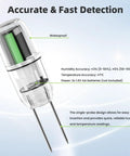 WiFi Soil Moisture And Temperature Sensor For Lawn And Garden No Hub Required Real Time App Alerts IP67 Waterproof Pro Grade Soil Meter