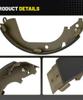 Close-up details of Chevrolet Silverado 1500 And GMC Sierra 1500 Rear Parking Brake Shoes Kit With Adjuster And Return Springs For 2008 2013 OEM Fit