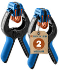 Medium Bandy Clamps Set For Woodworking With Easy Squeeze One Handed Operation, Ideal For Thin Stock And Delicate Edge Moldings