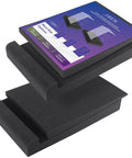 Two Pack Studio Monitor Isolation Pads For 3 To 4.5 Inch Speakers High Density Acoustic Foam with packaging detail