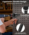 2 In 1 Cordless Rivet Nut Tool Kit For Drill Converts Your Drill Into A Pro Rivet Gun With 7 Metric Mandrels in use