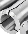 18 Piece 5C Collet Set 1/16 To 1/8 Inch With.0006 TIR Pro Grade Alloy Steel For CNC Milling Machines And Lathes Tool And Workpiece Clamping Kit With Durable Repeatable Hold close-up