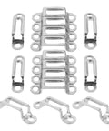 Heavy Duty Stainless Steel Furniture Fastener Kit With Invisible Three In One Connectors And Knockout Joint Screws For Straight Shots On Tight Cabinet Fixes Today, showcasing connectors.