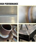 Close-ups of metal welds performed with 2 In 1 TIG And Arc Welder With AC DC Square Wave IGBT Inverter Argon Welding Machine For Home Shop Adjustable Output Current Weld Up To 27 Mm Semi Automatic Stick Welder Portable Multi Process Welder, showcasing seam precision and penetration depth.