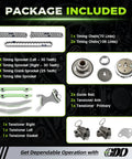 4.7 Timing Chain Kit With Sprocket For 2002 To 2008 Dodge Ram Dakota Durango Jeep Grand Cherokee Commander Mitsubishi Raider OEM