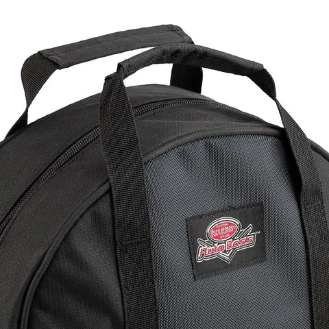 Close-up of Auto Boss Cable Bag for jumper cables, featuring 600 denier ripstop water-resistant fabric and handy carry handles