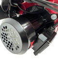 Close-up view of the motor of the Heavy Duty Single Stage Air Atomization Burner For Industrial Boilers And Commercial Heating Systems Plug And Play 220V.