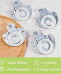 Bypass Sliding Door Roller Kit with 4 pcs adjustable closet door wheels casters for smooth wardrobe sliding replacement kit