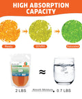 Two Pounds of Heavy Duty Silica Gel Desiccant Balls With Serious Moisture Soaking Capacity For Electronics And 3D Filament keeps moisture away from gear.