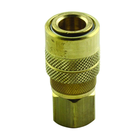 Durable One Quarter Inch FNPT M Style Coupler Kwik-Change for High Air Flow No Bull Interchangeable with All Brands 40 CFM