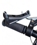 Road Bike Brake Lever Covers With Soft Rubber Grips And Textured Surface For No Slip Comfort Black on a bike handle.