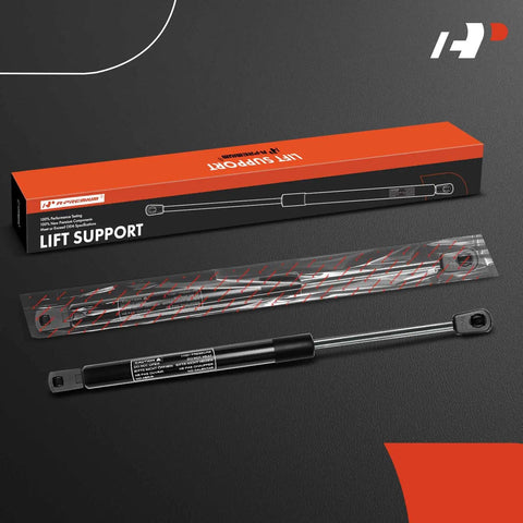 Top Shelf Rear Trunk Lift Supports Pair For Buick LaCrosse 2005 To 2009 Sedan Gas Shock Struts with packaging.