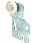 Front Closet Door Roller Kit With 1/4 Inch Offset Steel Bracket And 7/8 Inch Nylon Wheel 2 Pack For Bypass And Wardrobe Doors