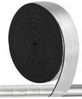 2 Inch By 33 Foot Outdoor Pipe Insulation Wrap Self Adhering Foam Tape For Winter Freeze Protection shown in roll