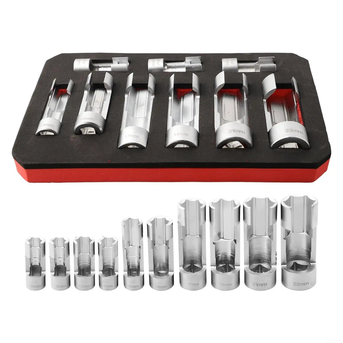 VXB nine-piece diesel injector fuel line socket set