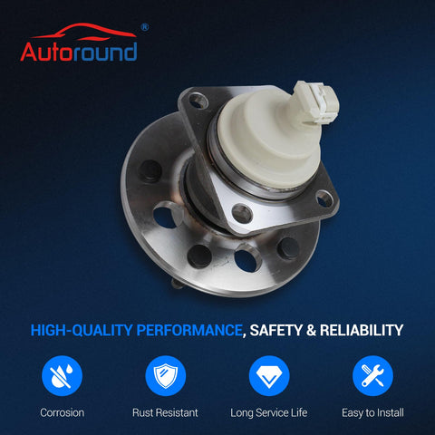 Two Pack Rear Wheel Hub And Bearing Assembly For Front Wheel Drive Impala Regal Grand Prix LaCrosse Century Monte Carlo Aztek Venture Montana Intrigue Allure 5 Lug With ABS For Your Ride