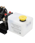 All In One Hydraulic Power Unit Replacement Kit With 2 Quart Pump Reservoir And Trombetta Solenoid For Trailer Lifts, Includes Battery Cable And Hardware, White Or Black Cap May Vary, Ready To Install.