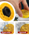 Person handling Beefed Up Master Cylinder Brake Fluid Reservoir Cap For Jeep Wrangler Compass Cherokee And Chrysler Pacifica 2017 2018 2019 2020 200 68211910AB 68303540AA Replacement Cap