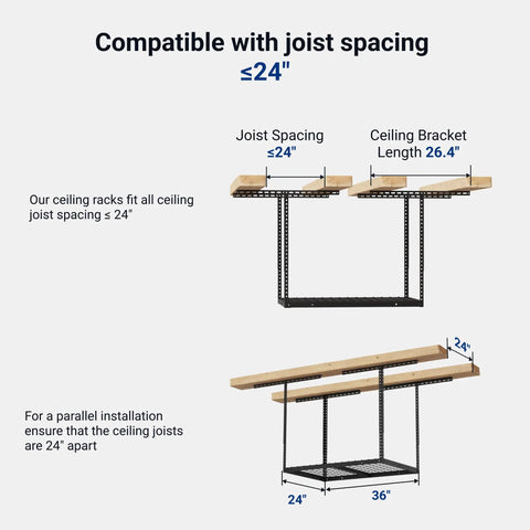 Heavy Duty Overhead Garage Storage Rack Free Up Floor Space With This Bad Boy Steel Ceiling Mount Perfect For Holding All Your Bulky Tools Bike Parts And Gear Without The Stress Or Sagging In Sleek Black Finish