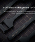 Pro Grade Leather Oval Hole Puncher For Watch Bands And Leather Crafting 5x22mm martensitic stainless steel with black electroplating