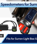 Digital Speedometer Display For Light Bee XS Electric Bike Real Time Speed Readout And Hour Meter High Sensitivity Sensor Easy Mount For Electric Motorcycle