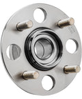 Two Piece Rear Wheel Bearing Hubs Kit For 2001 Through 2005 Honda Civic Complete Rear Assembly For Left And Right Sides 4 Bolt Design ABS Ready Replacement