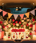 Lit Diamond Bulb Marquee Letter Lights With 26 Alphabet Characters Sparkling LED Lighted Letter Sign for romantic car decor