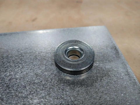 Rock Solid Quad Set Heavy Duty EPDM Rubber Vibration Dampers And Isolation Mounts Kickback Resistance 5/16 Inch M8 Bolt on galvanized steel washer.