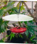 Clear Bird Feeder Rain Cover Dome For Outdoor Feeders And Hummingbird Feeders, Weatherproof Shield With Squirrel Baffle Protection