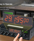 Long Range 10 Meter Ham Radio Base Station Transceiver With SSB CW LSB USB AM FM PA Noise Reduction front display