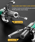 Heavy Duty 20 Ton Hydraulic Gear Puller With 2 Jaw And 3 Jaw Wheel Bearing Separator displayed in both jaw modes