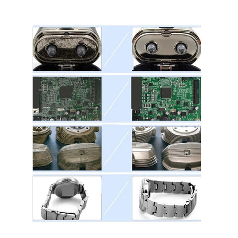 Hella Strong Ultrasonic Cleaner Featuring Premium Stainless Steel Bath And Easy Touch Buttons For Quick Jewelry Eyewear And Tool Restoration cleaning comparison.