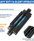 Pair Of Heavy Duty Hidden Door Hinges 9.7 Inch Concealed Flush Hardware showing integrated die casting and nylon gasket.