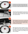 Two Pack Bicycle Tire Liners With Anti Puncture Protection And Anti Burst Shield installation guide