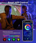 Star Projector With Bluetooth Speaker And App Control For Bedroom Night Light used with smartphone app for color adjustment