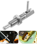 Heavy Duty Stainless Steel L Shaped Locking Pin With Grippy Handle, Rock Solid Indexing Spring Plunger for car mods.