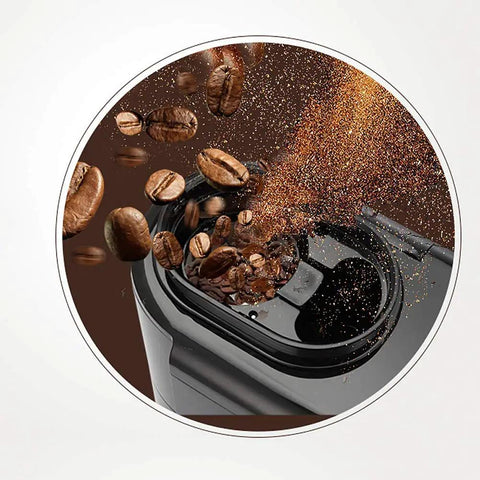 Full Automatic Bean To Cup Coffee Maker With Precision One Touch Stainless Grinder And 92 Degree Extraction for whole beans and ground coffee.