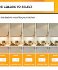 22 Inch Under Cabinet Lighting You Can Hardwire Or Plug In Five Color Temperatures From 2700K To 5000K 13W 920 Lumens
