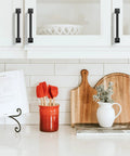 Modern kitchen with 10 Pack 5 Inch Matte Black Kitchen Cabinet Handles And Cabinet Pulls For Cabinets Cupboards Drawers Dresser Pulls